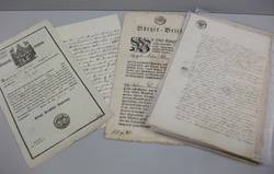 Dokumente aus dem Besitz von Johann Daniel Riedel aus dem Nachlass der Familie Riedel