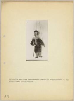 Figur aus einem Biedermeier-Marionetten-Theater des Ermeler-Hauses