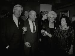 Heinz Drache, Arthur Brauner, Frau Drache, Frau Brauner. 38. Internationale Filmfestspiele;