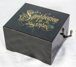 Lochplatten-Spielwerk Symphonion Simplex;