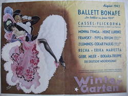 Wintergarten. Ballett Bonafé, Ein Ballfest im Jahre 1900. u.a.