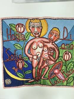 8. Stickbild "Hagia Sofia, DI ANA und LUCIFERA", 1983