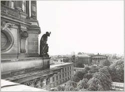 o.T., Blick vom Dach des Berliner Doms Richtung Alte Nationalgalerie