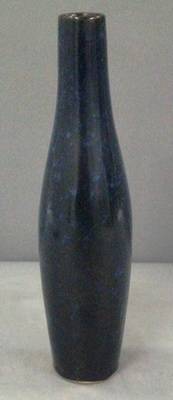 Vase, kobaltblaue Mattglasur