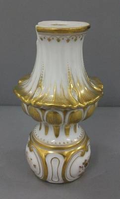 Fragment einer Vase, Golddekor;