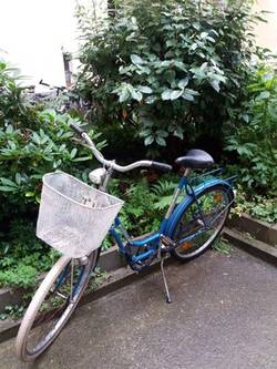 "Fahrrad im Innenhof"
