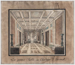 La grande Salle du Chateau d' Owinsk