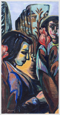 Figuren I und Figuren II, 1951 (ehemals Tripytchon, Mittelteil fehlt);