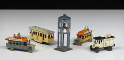 Erste Ampel vom Potsdamer Platz - Erzgebirgisches Miniaturspielzeug