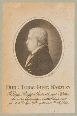 Porträt Dietrich Ludwig Gustav Karsten;