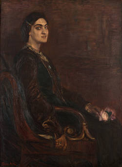 Porträt Eleonore von Hofmann, geb. Kekulé von Stradonitz