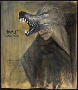 Wolfsmaske für Hamlet;