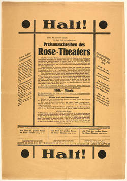 Preisausschreiben des Rose-Theaters;