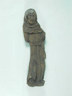 Figur des Apostels Jakobus aus der Kirche Klosterfelde oder Stolzenhagen