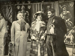 Szene mit Max Güllstorf, Leopoldine Konstantin und Franz Lederer in Kolportage