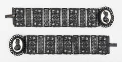 Paar Armbänder mit dem Kronprinzenpaar Friedrich Wilhelm IV. u. Elisabeth von Bayern;