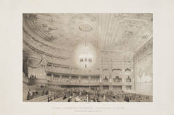 Innere Ansicht des Königlichen Opernhauses zu Berlin nach dem Umbau durch Langhans;