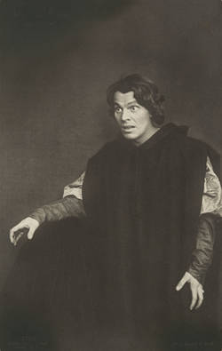 Alexander Moissi als Hamlet