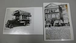 Abzüge von zwei historischen Postkarten;