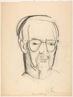 Porträt von Karl Schmidt-Rottluff, 1961