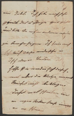 Brief Meyerbeer aus Bad Gastein, o.J.