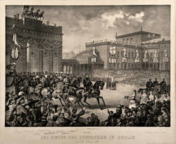 Der Einzug des siegreichen Deutschen Heeres in Berlin am 16.Juni 1871- Siegesparade
