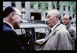 Dr. Adenauer in Bonn 12.4.60.