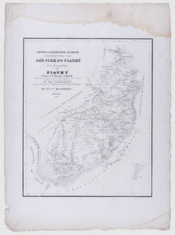 32.  Atlas zur Reise in Brasilien von Dr. v. Spix und Dr. v. Martius - Geographische Karte der Provinz von San Jose de Piauhy