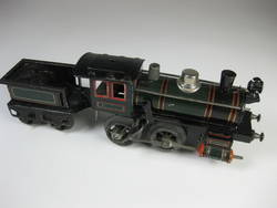 Dampflokomotive mit Tender, Uhrwerksantrieb, Spur 0