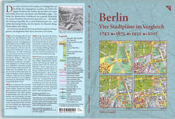 Berlin Vier Stadtpläne im Vergleich 1742 1875 1932 2017