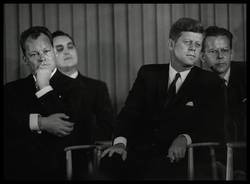 Willy Brandt und John F. Kennedy 