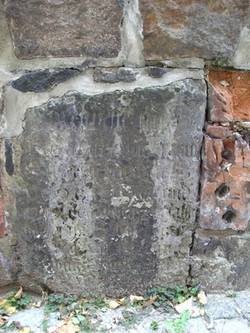 Inschriftenstein (Fragment)