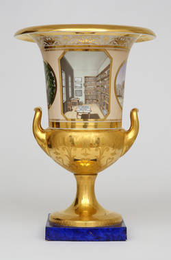 Krater-Vase, Geschenk an Johann Joachim Bellermann 