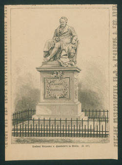 Denkmal Alexander v. Humboldt's in Berlin;