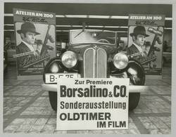 „Oldtimer im Film Borsalino & Co.“. Ausstellung bei BMW Berlin