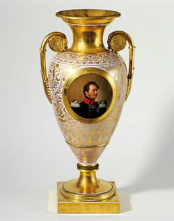 Amphoren-Vase, Bildnis Friedrich Wilhelm IV.