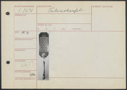 Weiteres Medium des Element mit der Inventarnummer S 2671