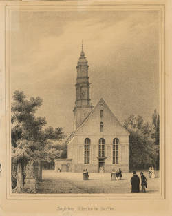 Sophien-Kirche in Berlin mit Grabmahl von Loeillot;