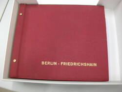 Fotoalbum "Berlin-Friedrichshain", herausgegeben vom Rat des Stadtbezirkes Berlin-Friedrichshain, mit Fotografien von Jochen Haupt