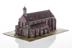 Modell der Franziskaner Klosterkirche;