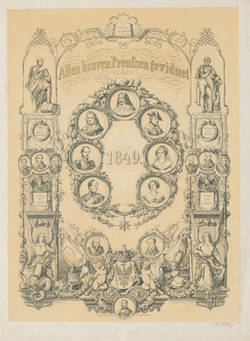Allen braven Preussen gewidmet - 1849
