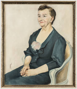 Porträt Johanna Brennert (Mutter der Künstlerin);