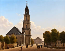 Ansicht der Garnisonkirche in Potsdam;
