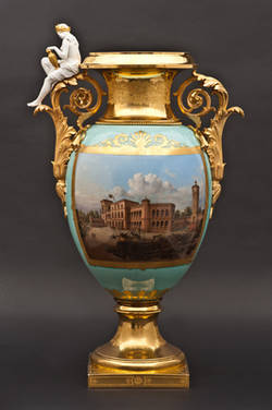 Amphoren-Vase zum 25-jährigen Firmenjubiläum der Eisengießerei Borsig;
