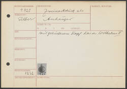 Zweimark-Stück als Anhänger mit Porträt Kaiser Wilhelm II.