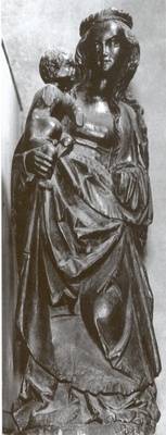 Madonna mit dem Kind aus der Dorfkirche in Basdorf;
