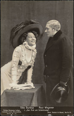 Paul Wegener als Ridgeon und Tilla Durieux als Jennifer;