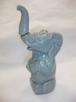 Likörflasche "Halb und Halb" in Form eines Elefanten