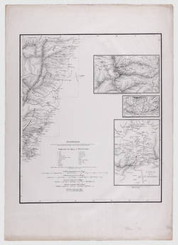 Atlas zur Reise in Brasilien von Dr. v. Spix und Dr. v. Martius,  Karte von Ostbrasilien