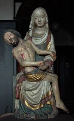 Pietà vom Retabel aus der Dorfkirche in Tempelhof